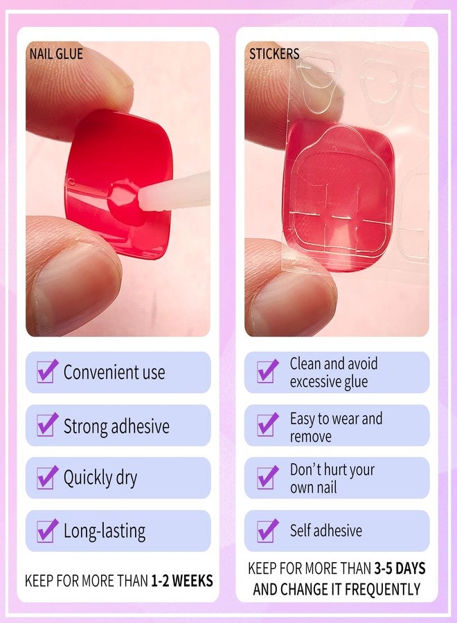 Lifextol 240pc Press on Toenails for Women Toe Press on Nails Short Fake Toe Nails Press ons with Glue&Adhesive Tabs, Acrylic Toe Nail Tips False Toenail Press ons Artificial Fake Toenails-Brown - Image 5